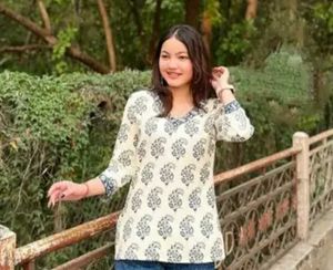 Patterned Tunic Top