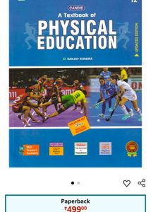 PHYSICAL EDUCATION CLASS 12 CANDID TEXTBOOK