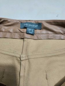 Faux Leather Kick Flare Pants A1/01