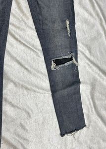Grey Fitted Jeans