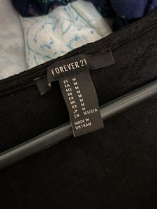 Black Peplum Forever 21 Party Dress