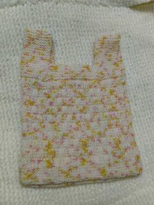 handmade knitt baby vest