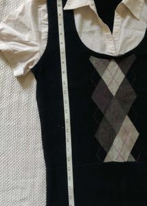 Apt. 9 Argyle Sweater Vest Top