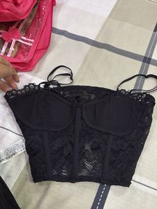 ✨ Zara Black Lacey Corset Top ✨