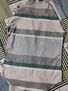 Shirt With Green Combination Colors