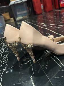 Gold Embellished Heels