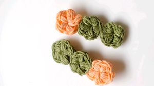 Crochet Hair Accessories Combo