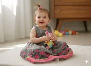 Cute  Dress homemade age 3- 6 year  girl