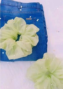 Organza Scrunchies 🪷🤍