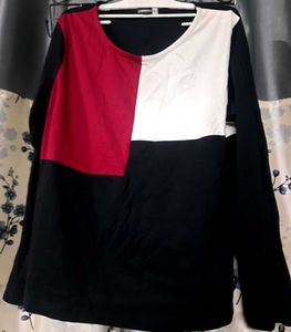 Juneberry Color Block Long Sleeve Top