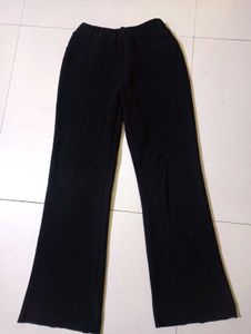 Black Stretchable Warm Pant