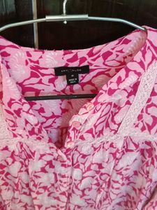 Floral Print Pink long sleeve top