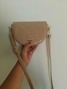 Crocodile Embossed Crossbody Bag