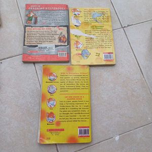 set of 3 Geronimo Stilton Books