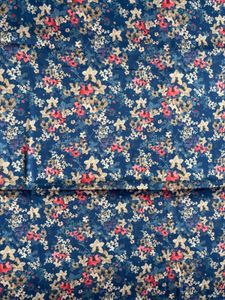 Charming Floral Print Fabric