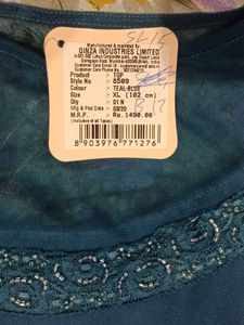 Blue Top with Detail