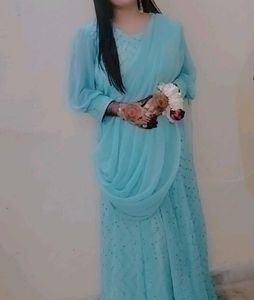 Georgette Ethnic Gown