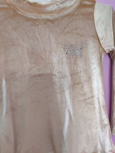 Velvet Top Golden Colour