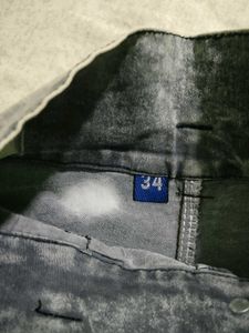 Stylish Grey Denim Jeans