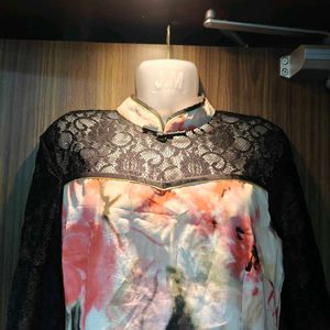 Floral Lace Detail Dress