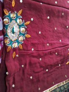 Heavy  work  saree