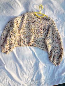 Cute Multi Crochet Pullover