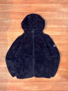 Cozy Black Fleece Hoodie