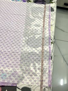 Floral Printed Designer Cotton Saree