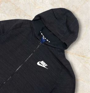 Nike Dark Grey Full Zip Hoodie | Essential Comfort