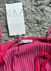 Zara Pink Cutout Bodycon Dress