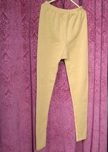 Mustard Color Skinny Winter Trousers