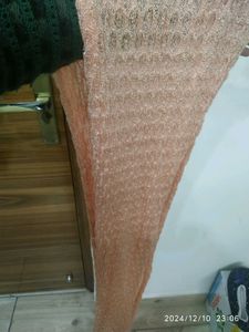 Peach Colour Embroidered Suit With Beautiful Stoll
