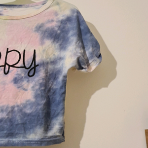 Cute Tie Dye Crop Top