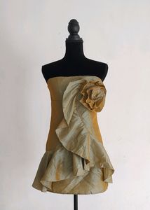 Vintage Mini Rose Tube Dress