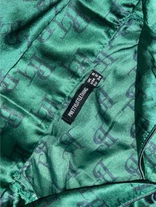 Plt Emerald Green Satin Night Dress