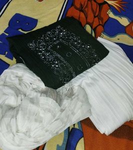 GREEN KURTHA PLAZA SET