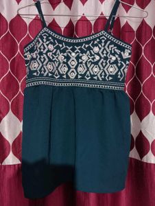 Brown And Green Top