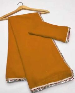 Elegant Yellow Saree