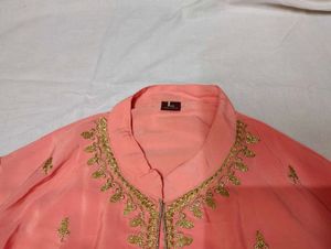 Peach Colour Kurti 💗✨
