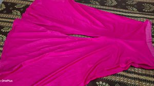 Suit With Pink Umbrella Plazo