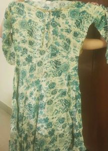 Floral Print Kurta and Dress Bundle
