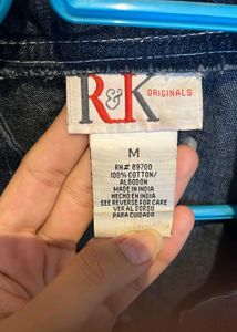 R&amp;K ORIGINALS Denim Cropped Bolero Jacket