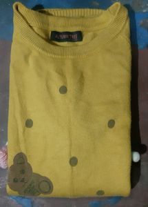 Yellow Woolen Top