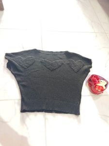 Crochet Black Top