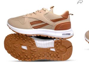 WALKLINE Gracy 04 Beige Tan Training &amp; Gym Shoes F