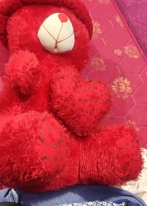 Teddy Bear Red Doll Big Size 4.5 Fit