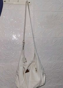 Beige Women Sling Bag