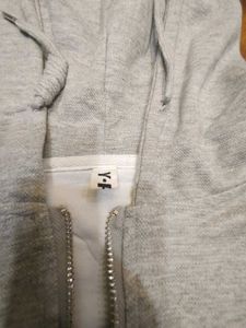 Grey Zip-Up Hoodie