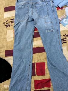 Blue Distress Jeans Like New Condition