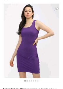 Tokyo Talkies Women Bodycon Purple Dress